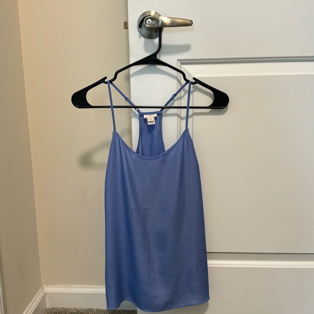 Indigo racer back cami